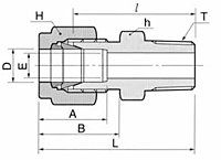 DMC-N Male Connector Tube Fittings-2