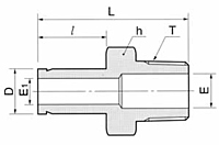 DAM-R Male Adapter Tube Fittings -2