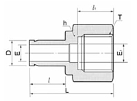 DAF-GG Female Gauge Adapter Tube Fittings-2