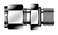 DMCS-U Non-Positionable SAE Male Connector Tube Fittings 