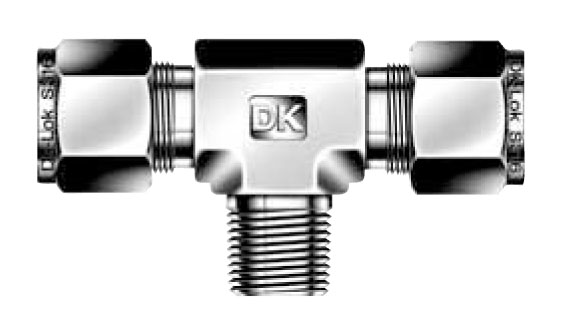DTBM-N Male Branch Tee Tube Fittings On DK-LOK USA