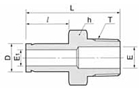 DAM-N Male Adapter Tube Fittings Metric-2