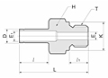 DAM-G Male Adapter Tube Fittings-2