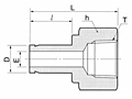 DAF-R Female Adapter Tube Fittings-2